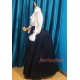 Surface Spell Gothic Dusk Mansion Velveteen Bustle Skirt(Full Payment Without Shipping)